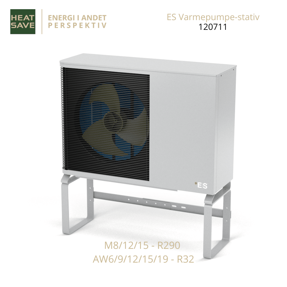 ES Varmepumpe-stativ – M8/12/15-R290 &amp; AW6/9/12/15/19-R32