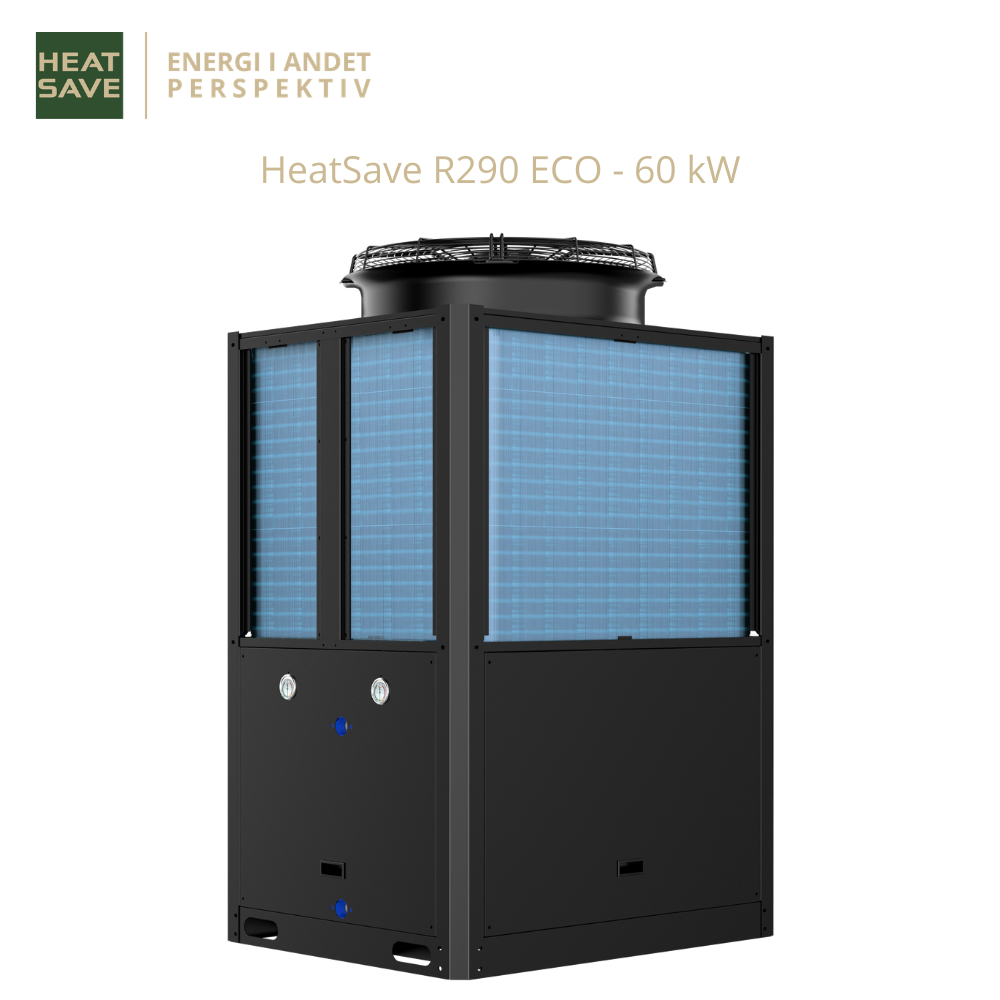 Heatsave R290 Eco - 60 kW Luft/vand Varmepumpe