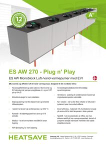 Datablad ES AW270 EVI M Plug N Play pdf