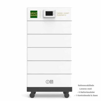 Reference billede - 28.8 kwh solcellebatteri, Referencebillede til 28.8 kWh med 6 moduler