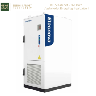 ECO-E261LP-2A industrielt batterilager 261 kWh