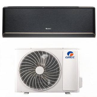 Gree Airy G2 18K, Sort luft/luft varmepumpe, luft til luft varmepumpe, varmepumpe komplet sæt